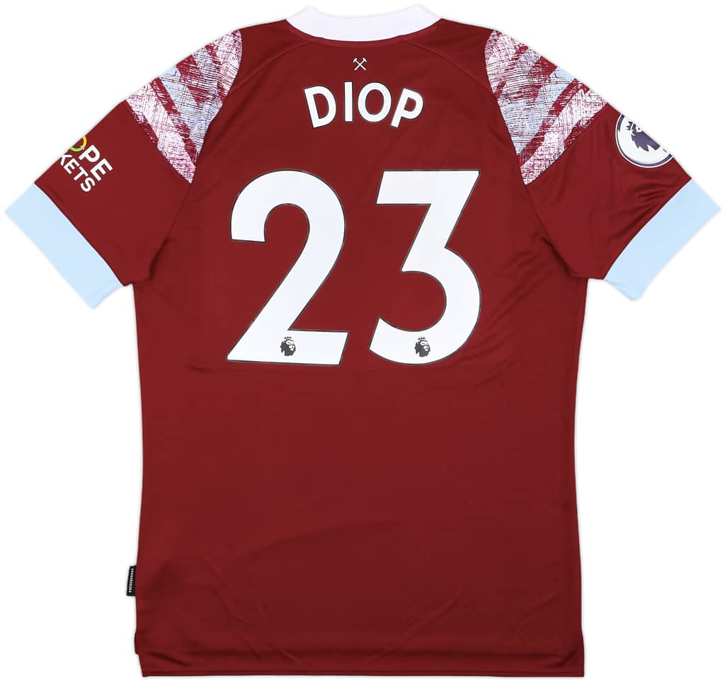 2022-23 West Ham Home Shirt Diop #23 - 10/10 - (L)
