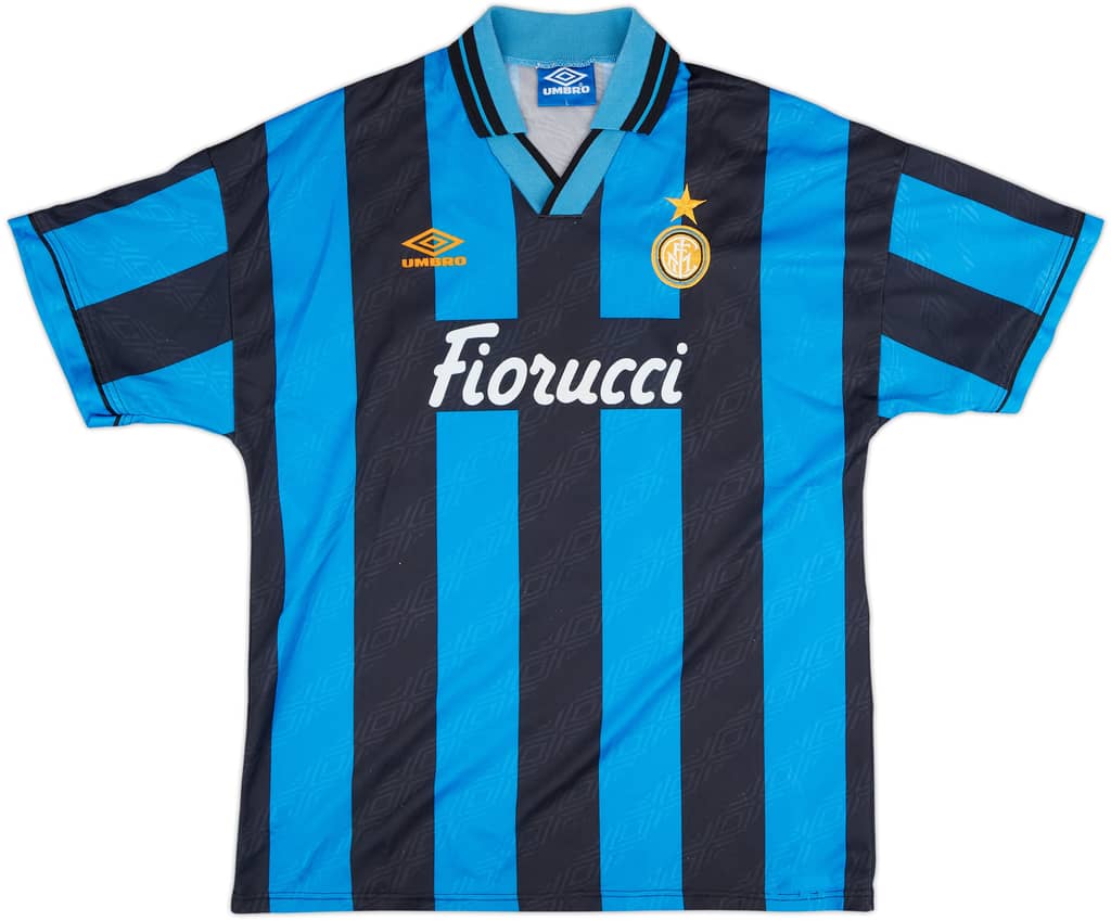 1994-95 Inter Milan Home Shirt - 8/10 - (L)
