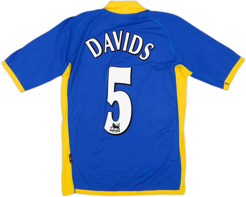 2005-06 Tottenham Away Shirt Davids #5 - 7/10 - (M)
