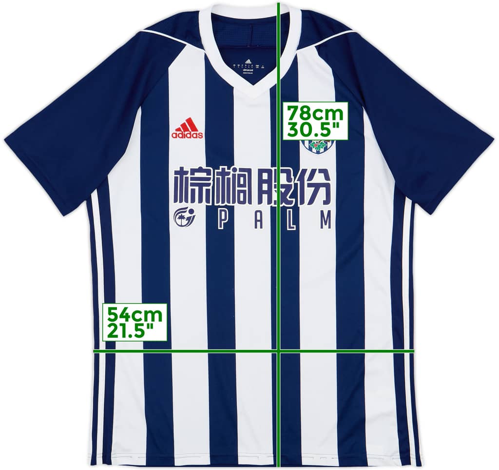 2017-18 West Brom Home Shirt - 6/10 - (L)