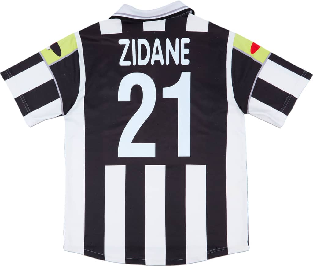 2000-01 Juventus Home Shirt Zidane #21 - 4/10 - (M)