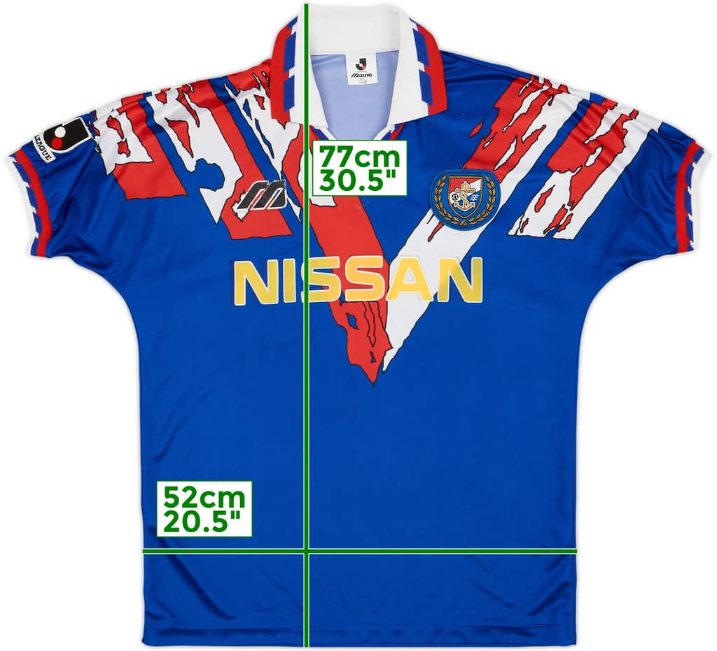 1993-94 Yokohama Marinos Home Shirt - 7/10 - (L)