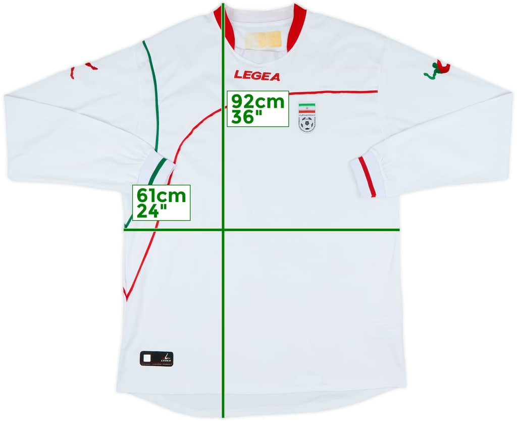 2010-12 Iran Home L/S Shirt - 7/10 - (XXL)