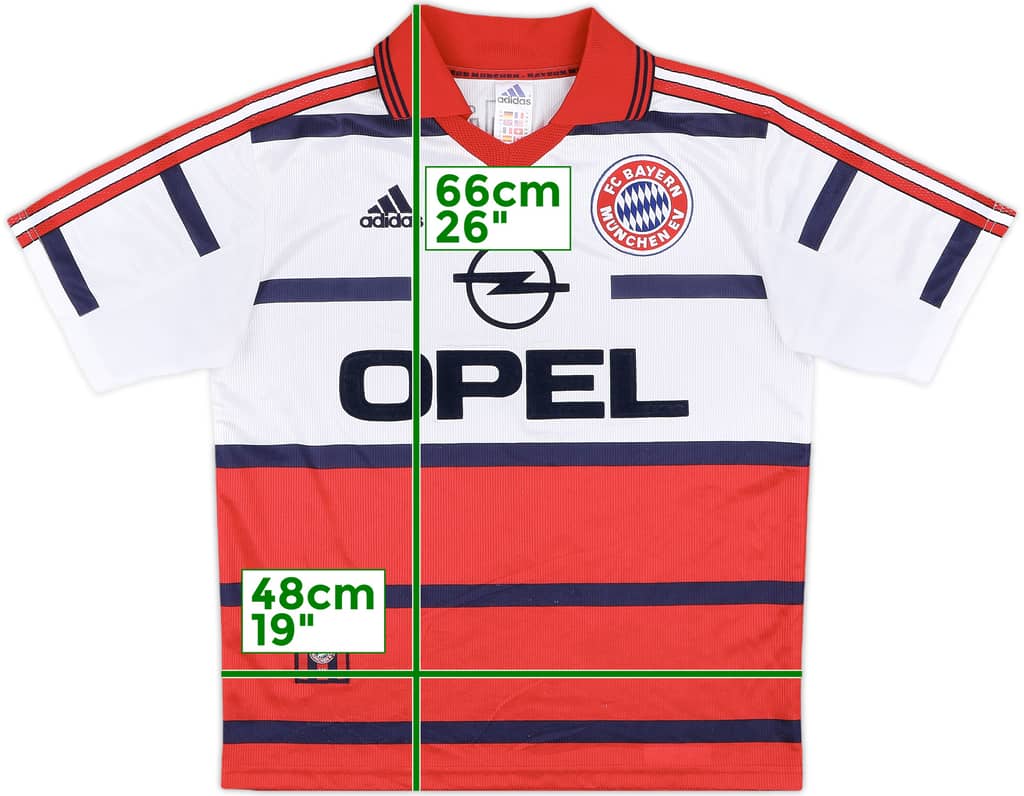 1998-00 Bayern Munich Away Shirt - 8/10 - (Y)