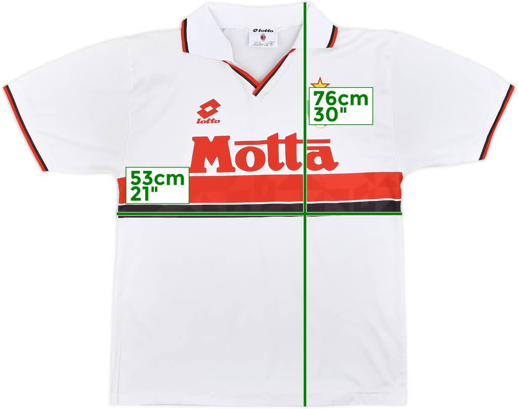 1993-94 AC Milan Away Shirt - 7/10 - (M)