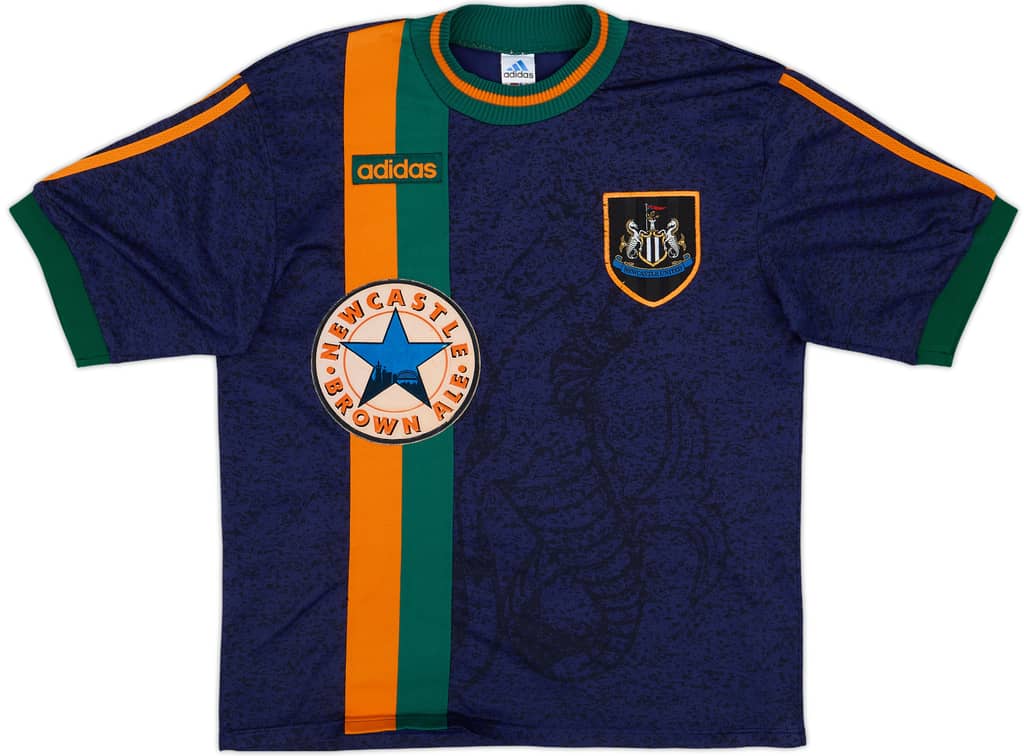 1997-98 Newcastle Away Shirt Asprilla #11 - 7/10 - (M)