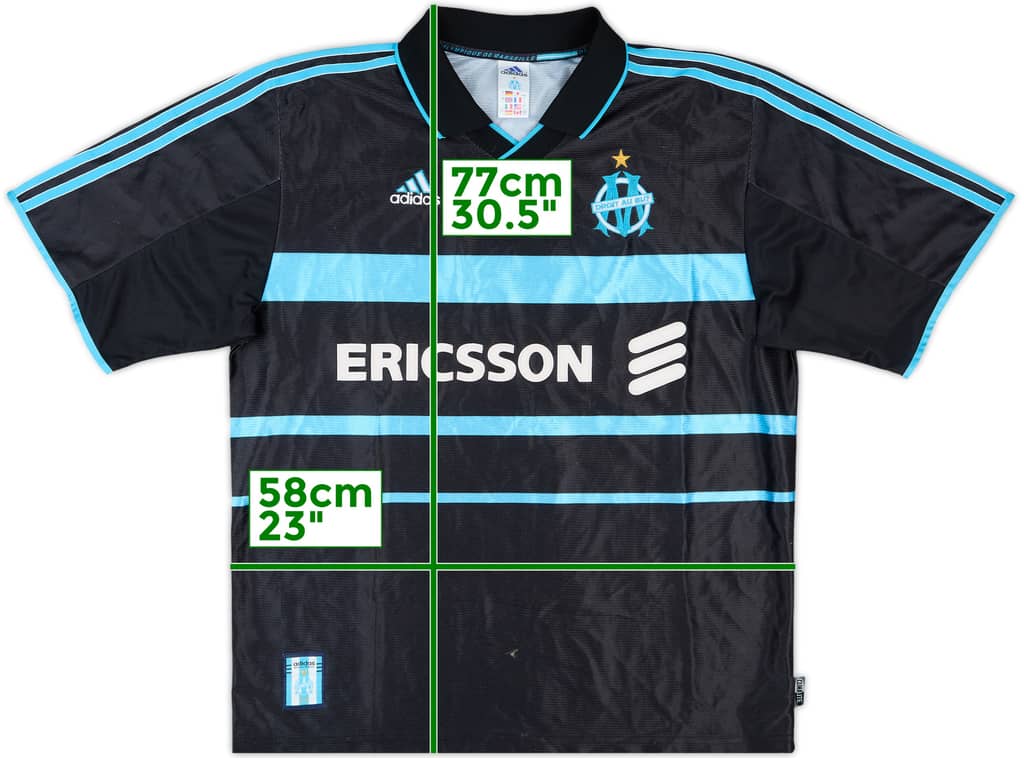 1999-00 Olympique Marseille Third Shirt - 8/10 - (L)