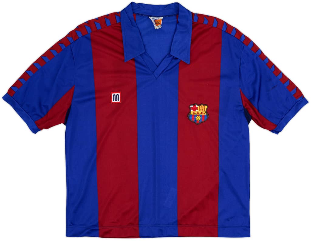 1984-89 Barcelona Home Shirt - 4/10 - (XL)