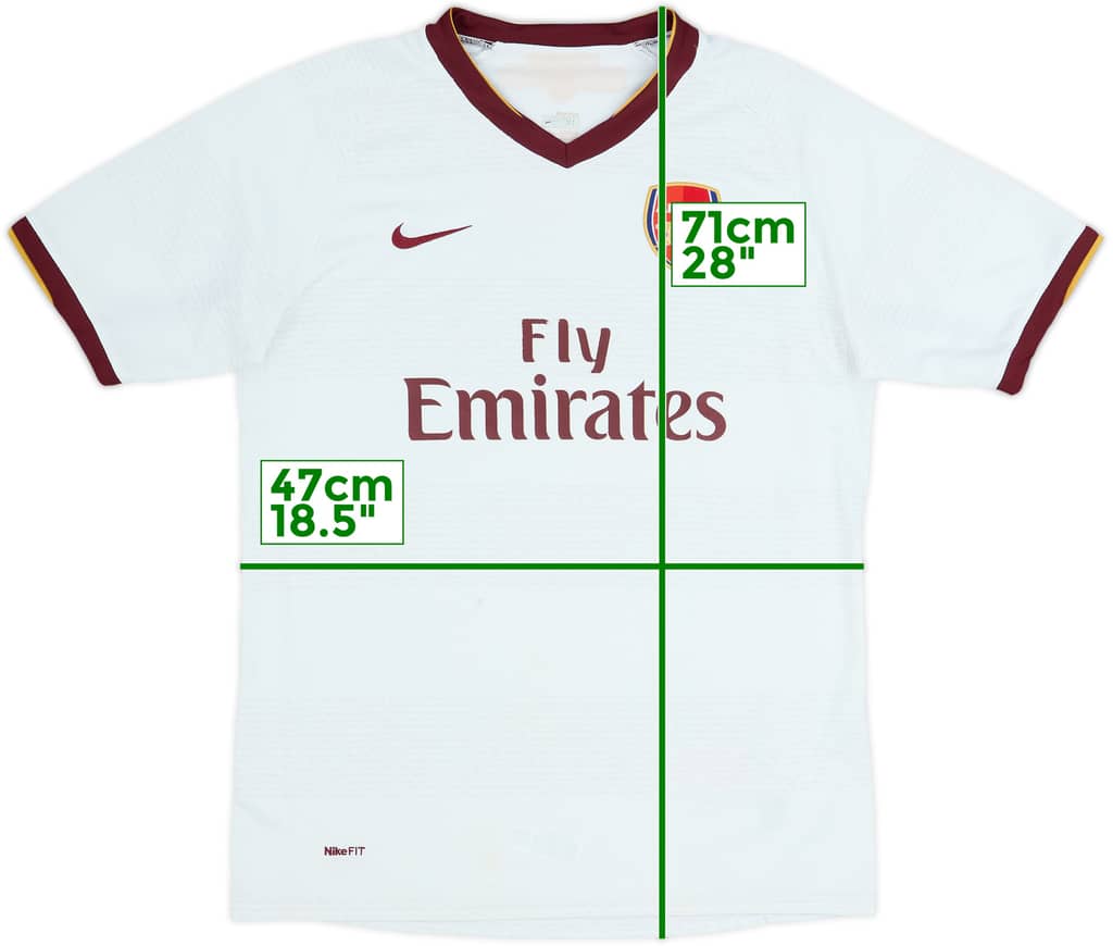 2007-08 Arsenal Away Shirt - 5/10 - (XL.Boys)