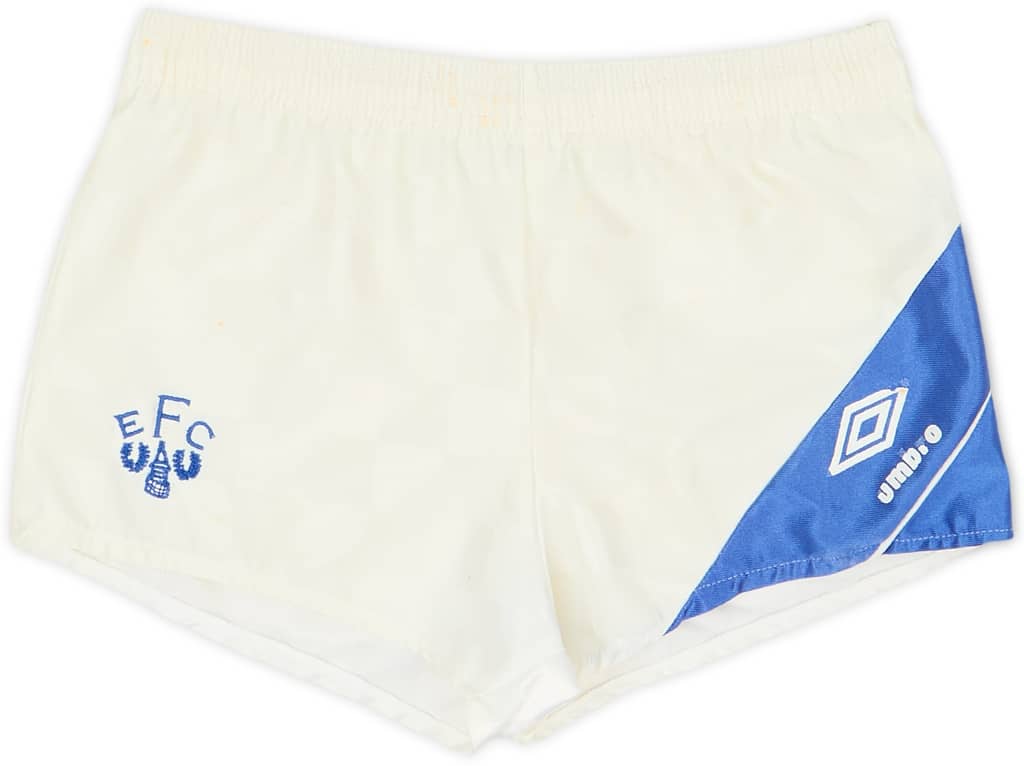 Shorts de local del Everton 1986-89 - 8/10 - (5-6 Años)