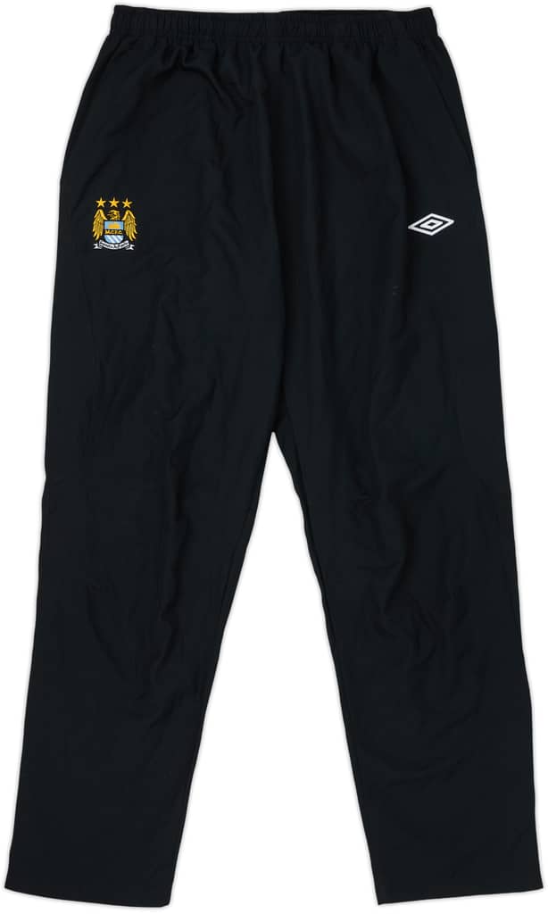 2009-10 Manchester City Umbro Track Pants/Bottoms - 7/10 - (L)