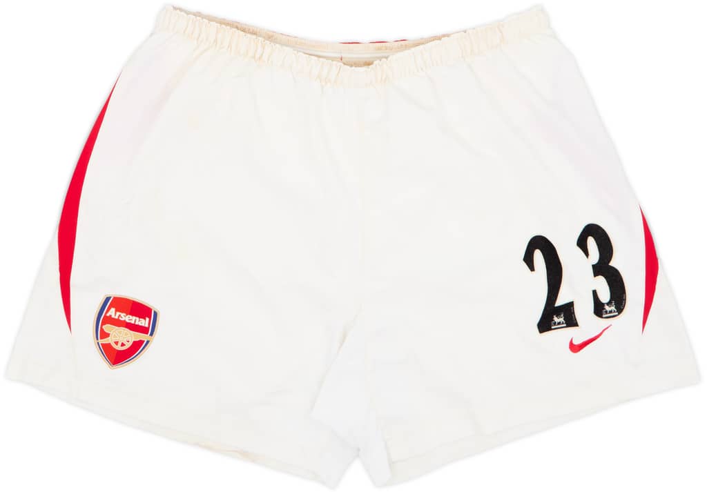 2002-04 Arsenal Player Issue Home Shorts #23 (S. Campbell) - 4/10 - (M)