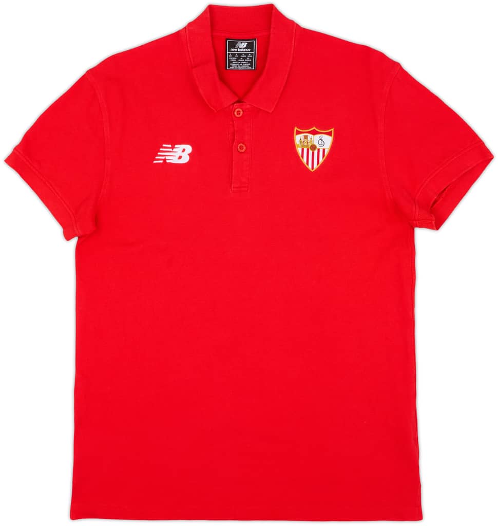 2015-16 Sevilla New Balance Polo Shirt - 6/10 - (S)