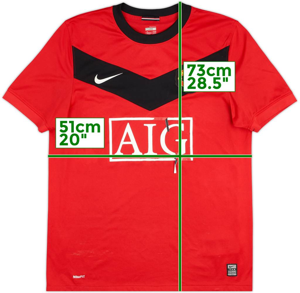 2009-10 Manchester United Home Shirt - 4/10 - (M)