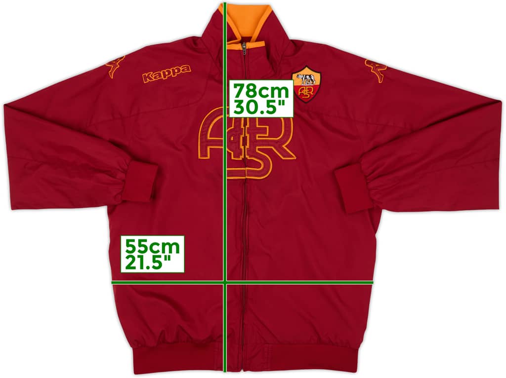 2012-13 Roma Kappa Track Jacket - 7/10 - (XL)