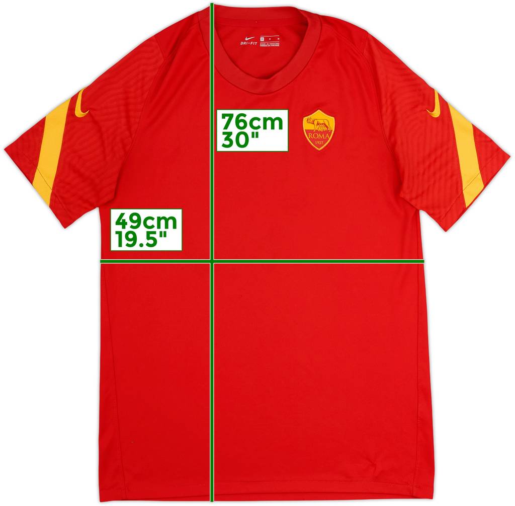 2020-21 Roma Nike Training Shirt - 9/10 - (M)