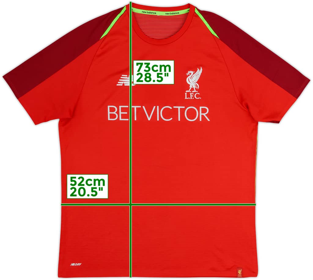 2019-20 Liverpool New Balance Training Shirt - 7/10 - (M)