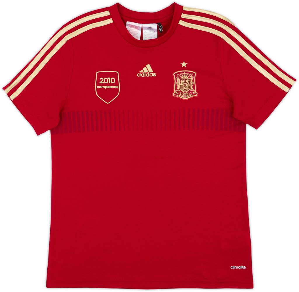 2013-14 Spain adidas Campeones Training Shirt - 7/10 - (L.Boys)