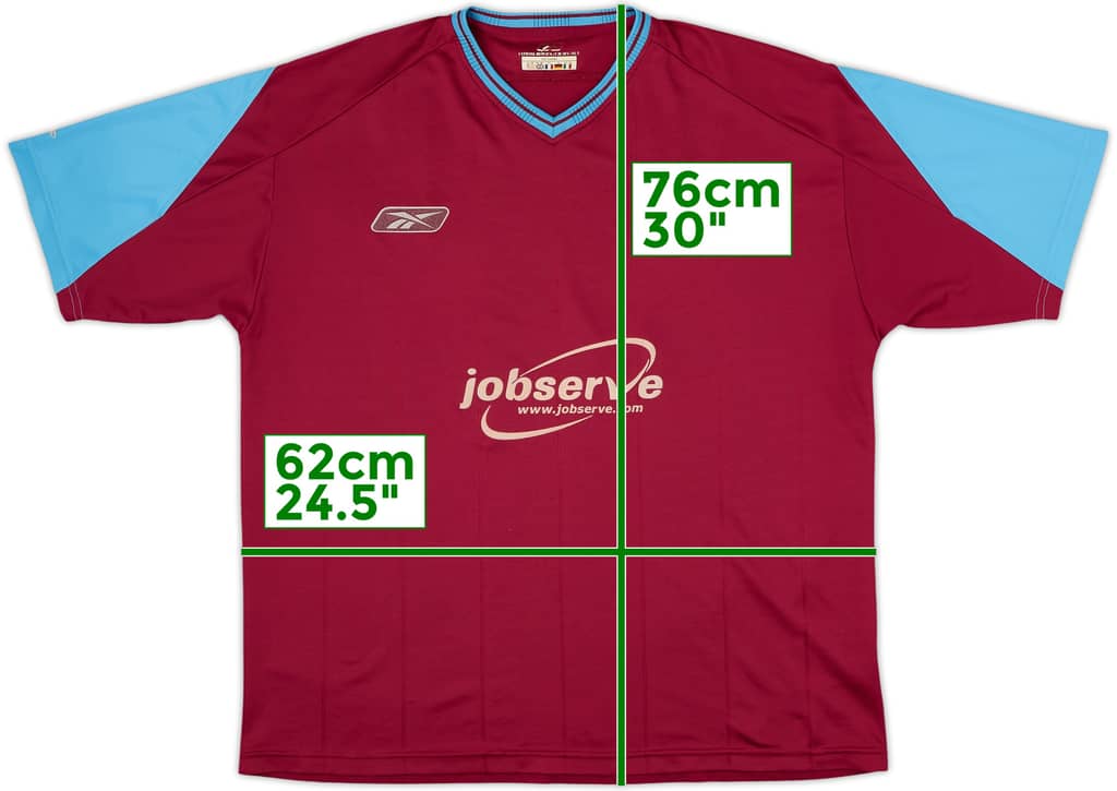 2003-05 West Ham Home Shirt - 7/10 - (XL)