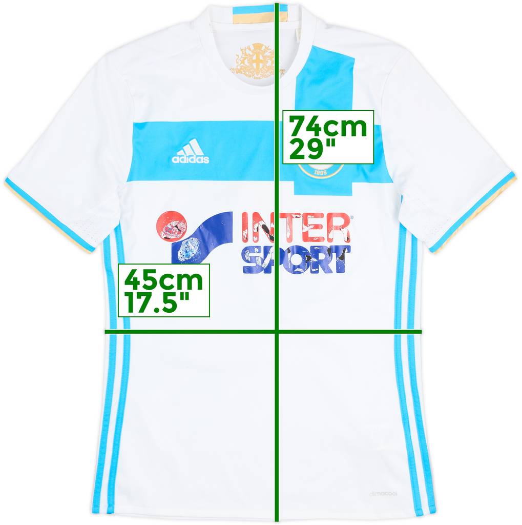 2016-17 Olympique Marseille Home Shirt - 5/10 - (S)