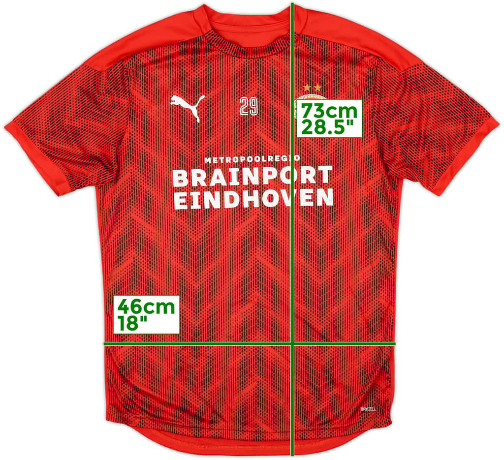 2020-21 PSV Puma Player Issue Training Shirt #29 - 9/10 - (L)