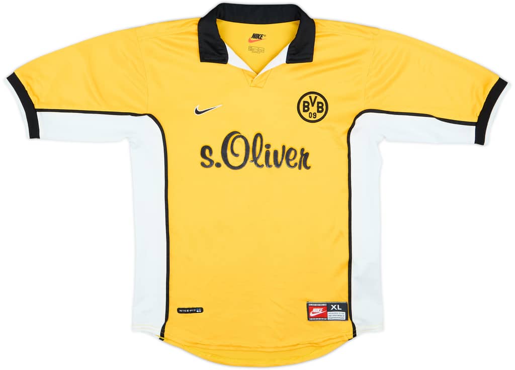 1998-00 Borussia Dortmund Home Shirt - 8/10 - (XL.Boys)
