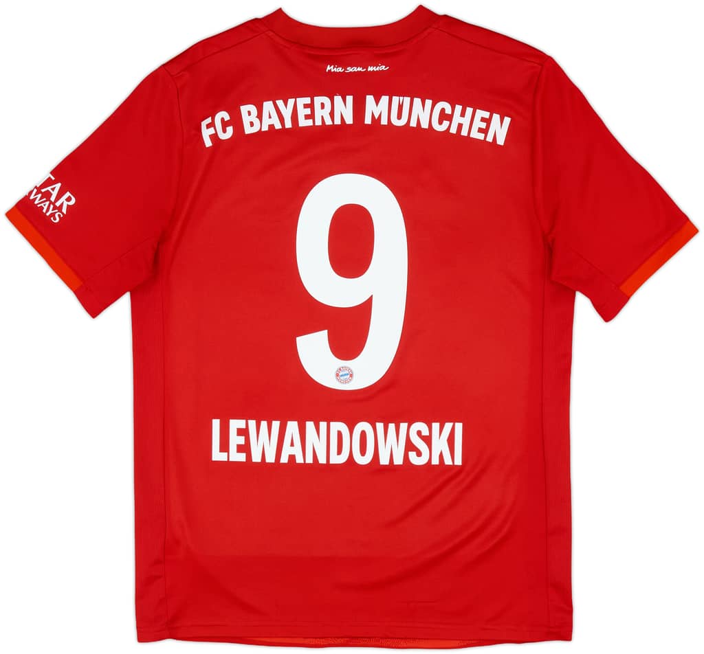2019-20 Bayern Munich Home Shirt Lewandowski #9 - 8/10 - (XL.Boys)
