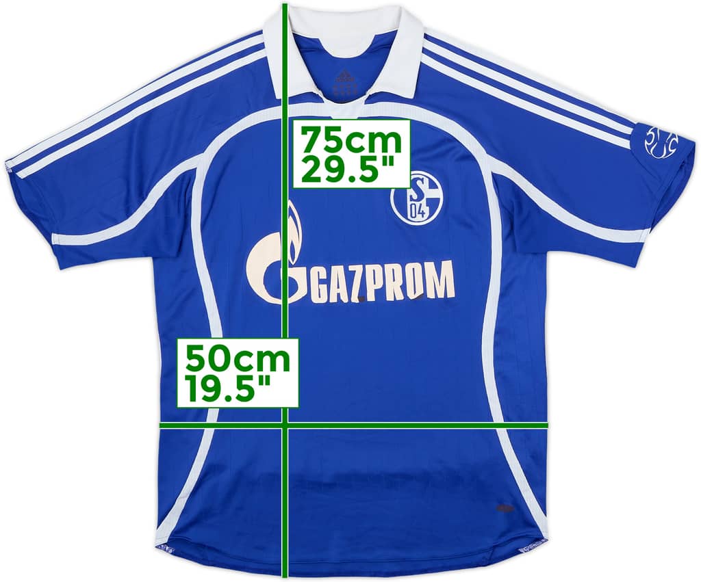 2007-08 Schalke Camiseta Local - 4/10 - (XL.Niños)