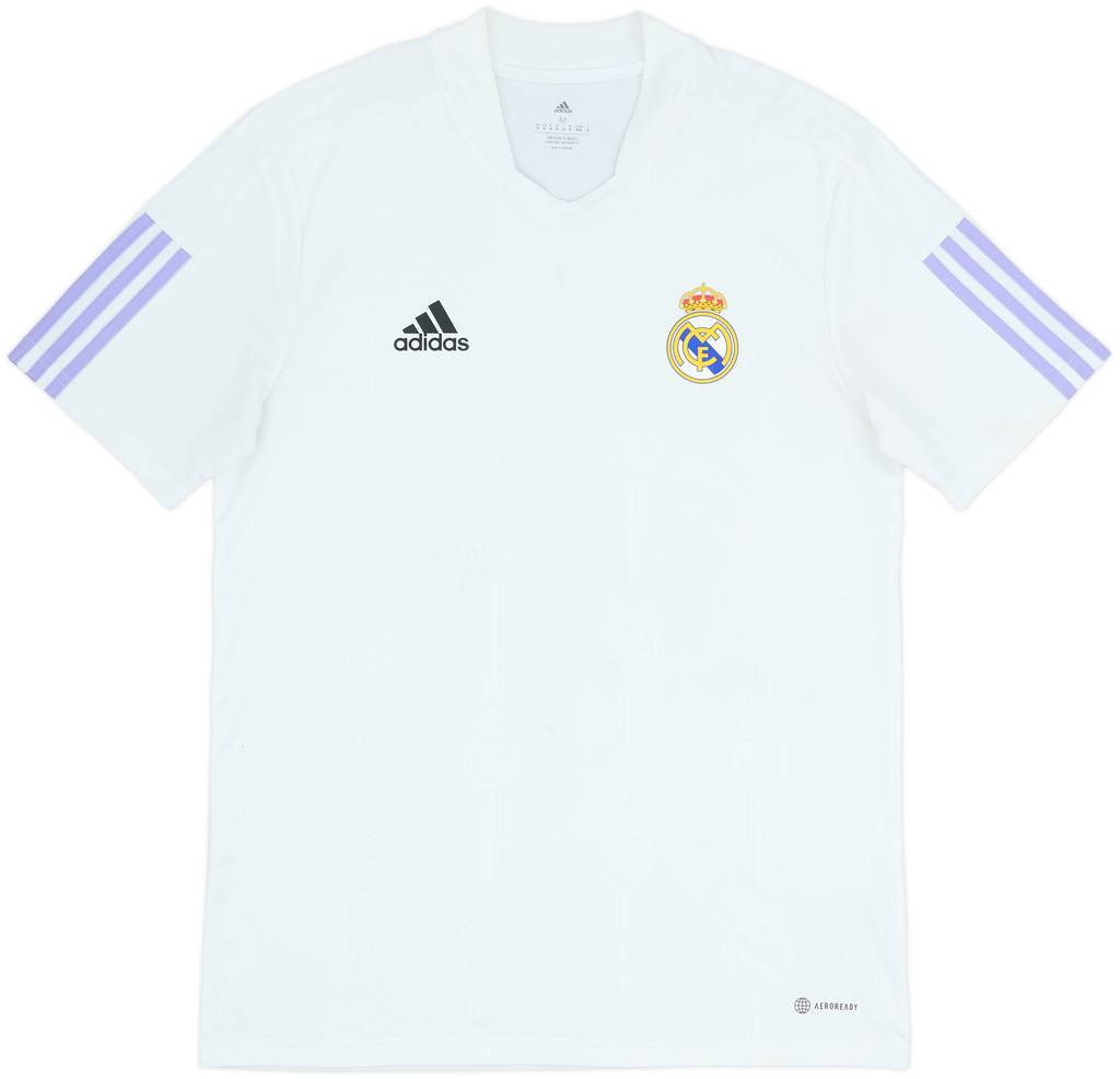 2022-23 Real Madrid adidas Training Shirt - 6/10 - (M)