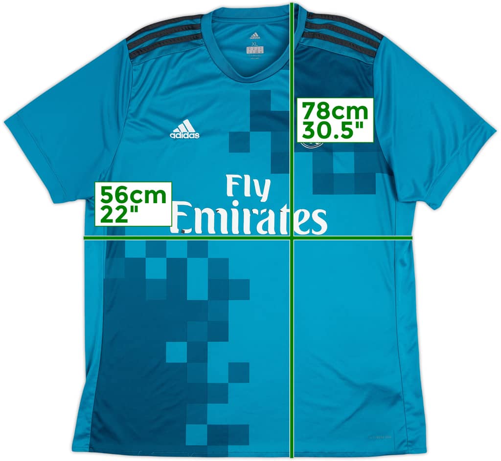 2017-18 Real Madrid Third Shirt - 5/10 - (XL)