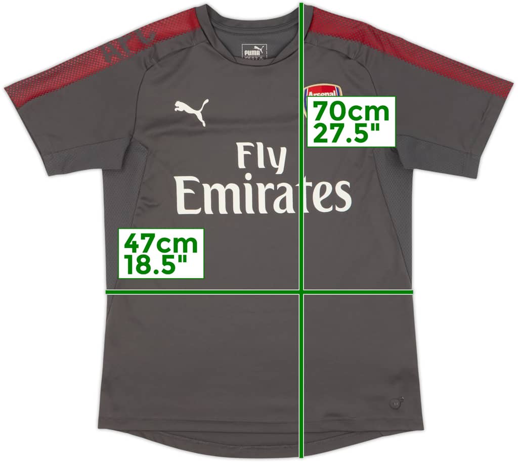 2017-18 Arsenal Puma Training Shirt - 8/10 - (XL.Boys)