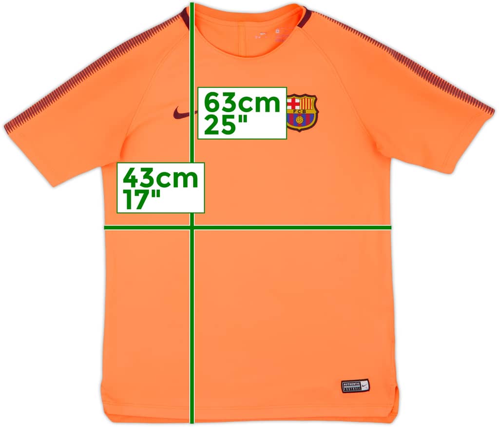 2017-18 Barcelona Nike Training Shirt - 8/10 - (XL.Boys)