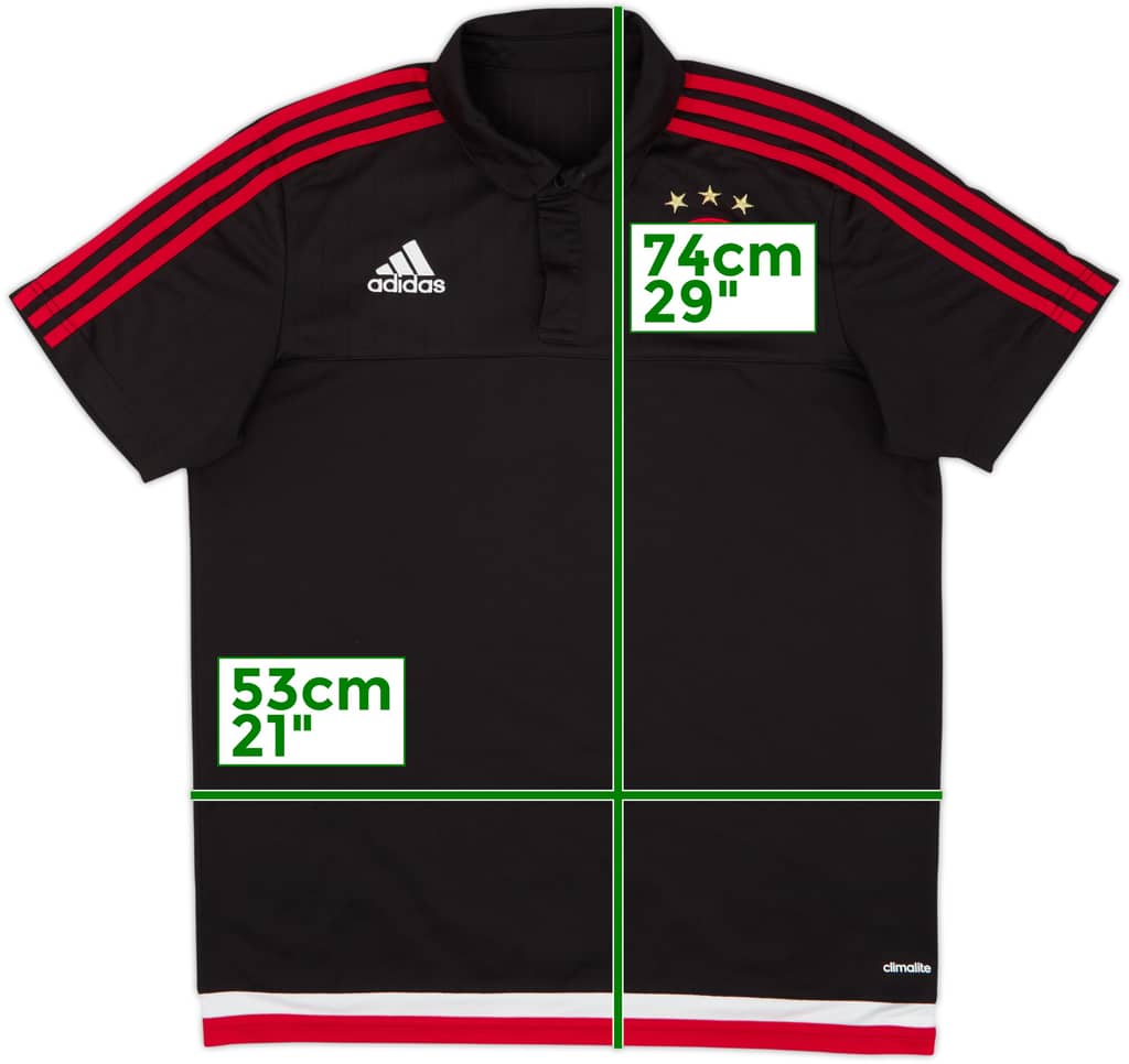 2015-16 Ajax adidas Polo Shirt - 8/10 - (L)