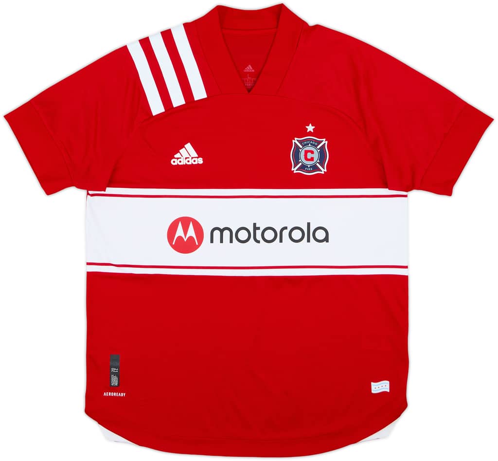 2020 Chicago Fire Authentic Home Shirt - 8/10 - (L)
