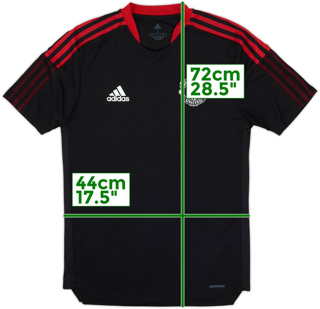 2021-22 Manchester United adidas Training Shirt - 8/10 - (S)