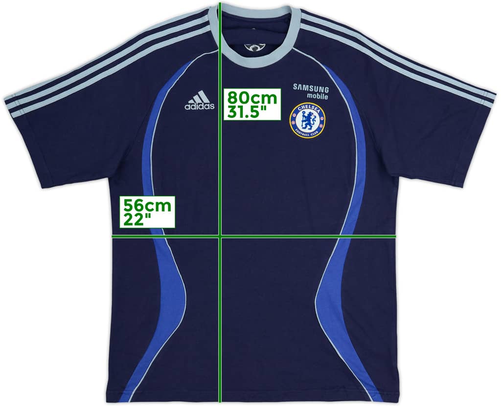Camiseta de algodón adidas del Chelsea 2006-07 - 7/10 - (L/XL)