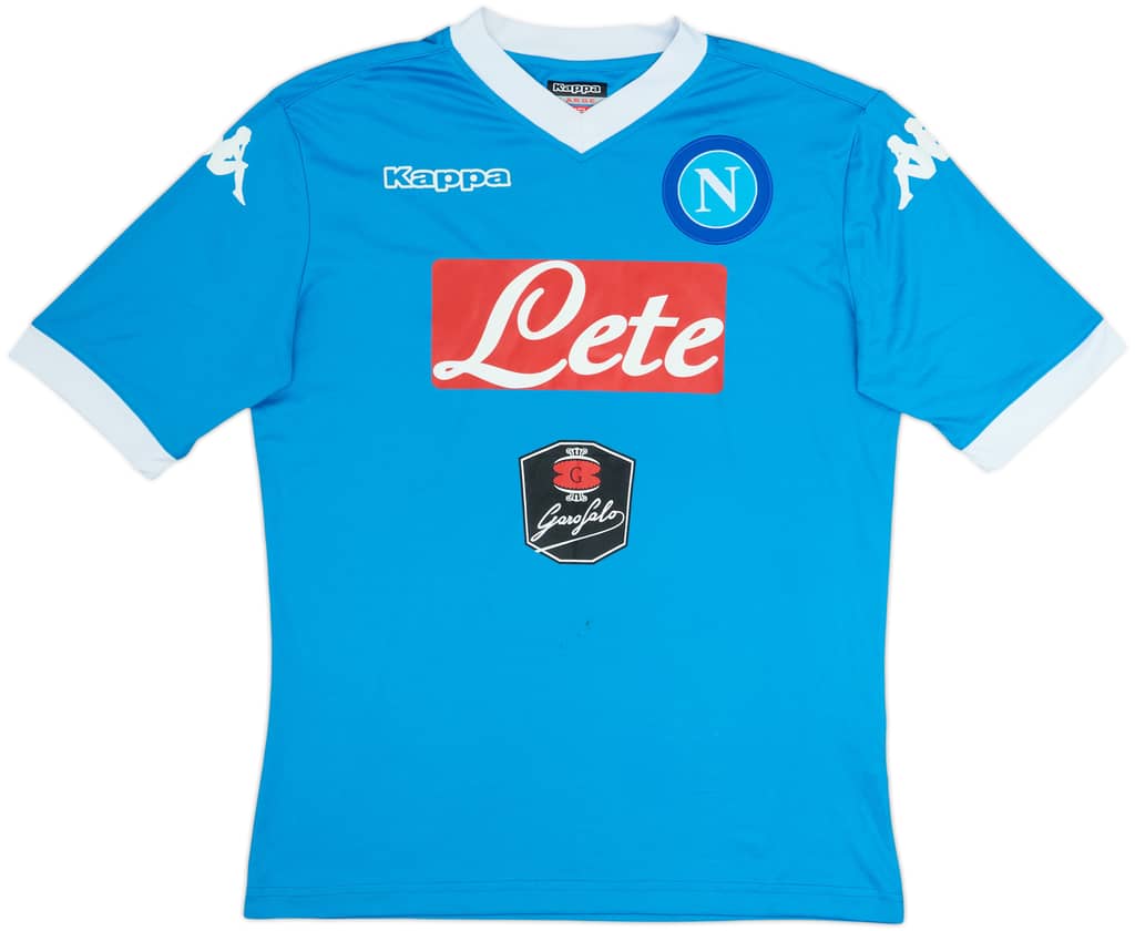 2015-16 Napoli Basic Home Shirt - 7/10 - (L)