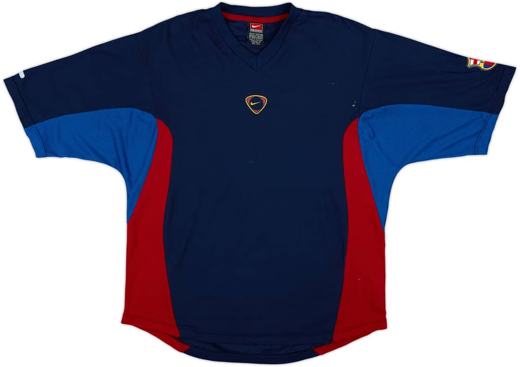 2000-01 Barcelona Nike Training Shirt - 6/10 - (M)