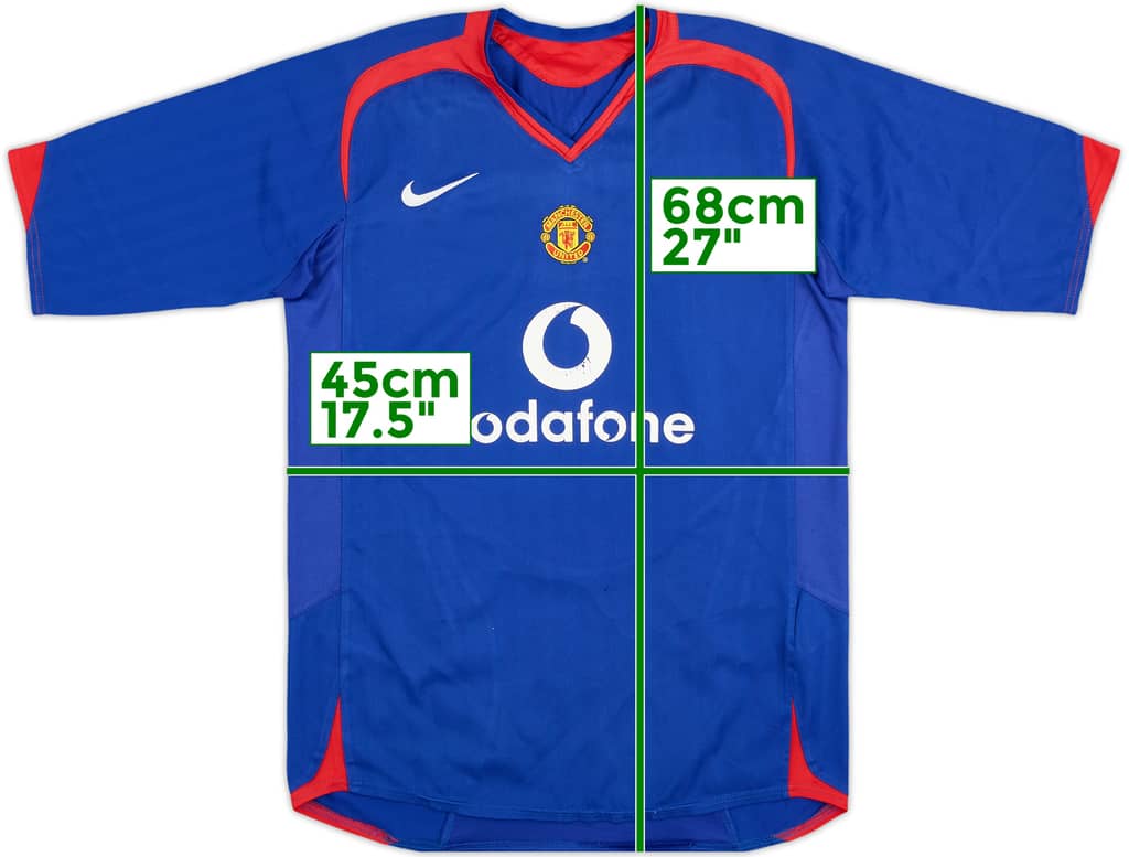 2005-06 Manchester United Away Shirt - 5/10 - (15-16 Years)