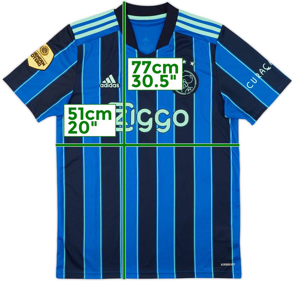 2021-22 Ajax Away Shirt - 10/10 - (M)