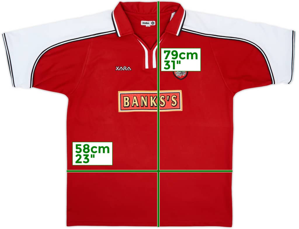 2002-03 Walsall Home Shirt - 5/10 - (L)