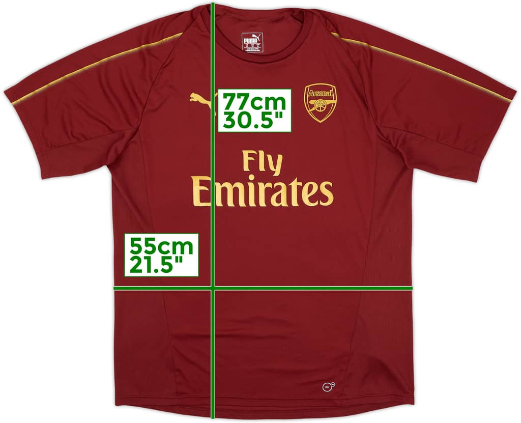 2018-19 Arsenal Puma Training Shirt - 9/10 - (XL)