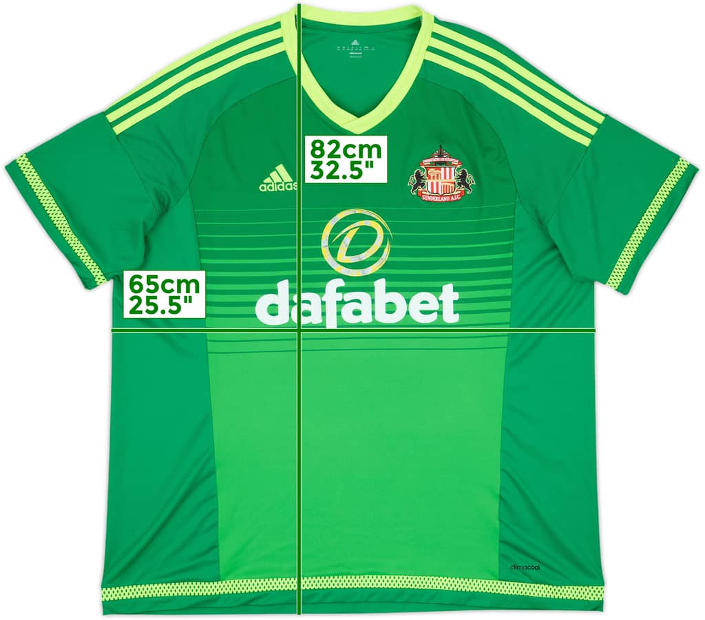 2015-16 Sunderland Camiseta Visitante - 5/10 - (XXL)