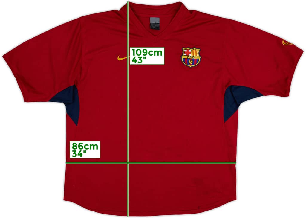 2003-04 Barcelona Nike Training Shirt - 7/10 - (XL)