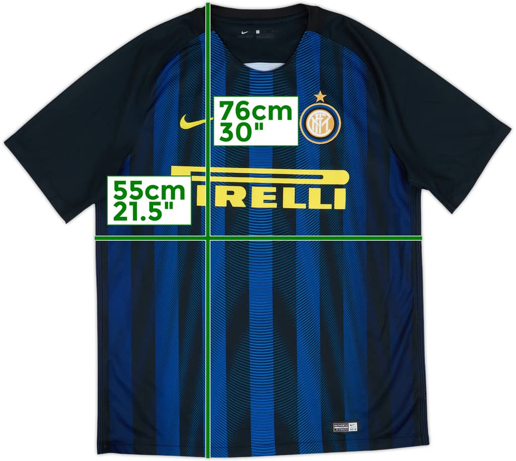 2016-17 Inter Milan Home Shirt - 5/10 - (L)