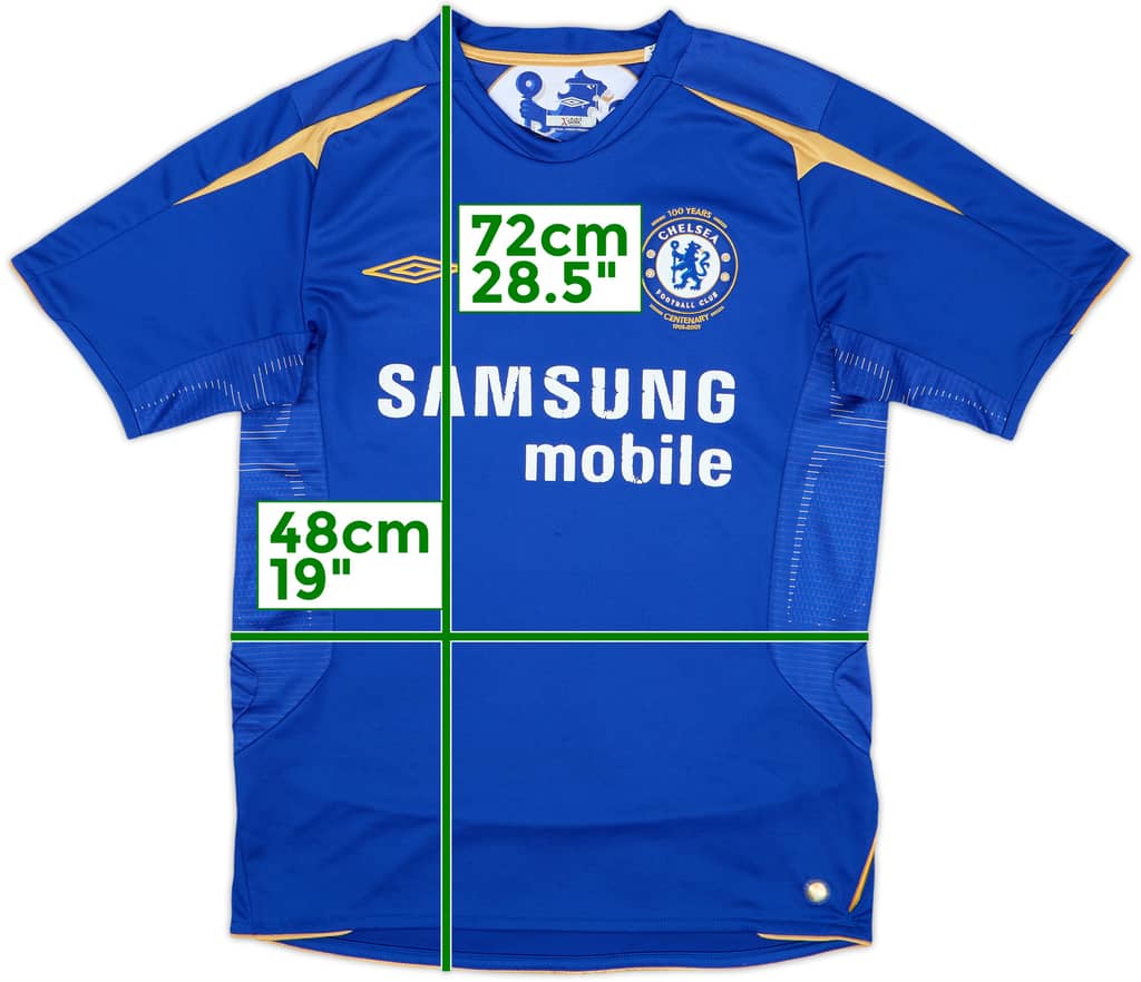 2005-06 Chelsea Centenary Home Shirt - 5/10 - (S)