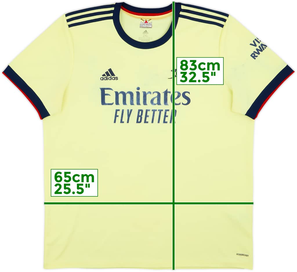 2021-22 Arsenal Away Shirt - 4/10 - (XXL)