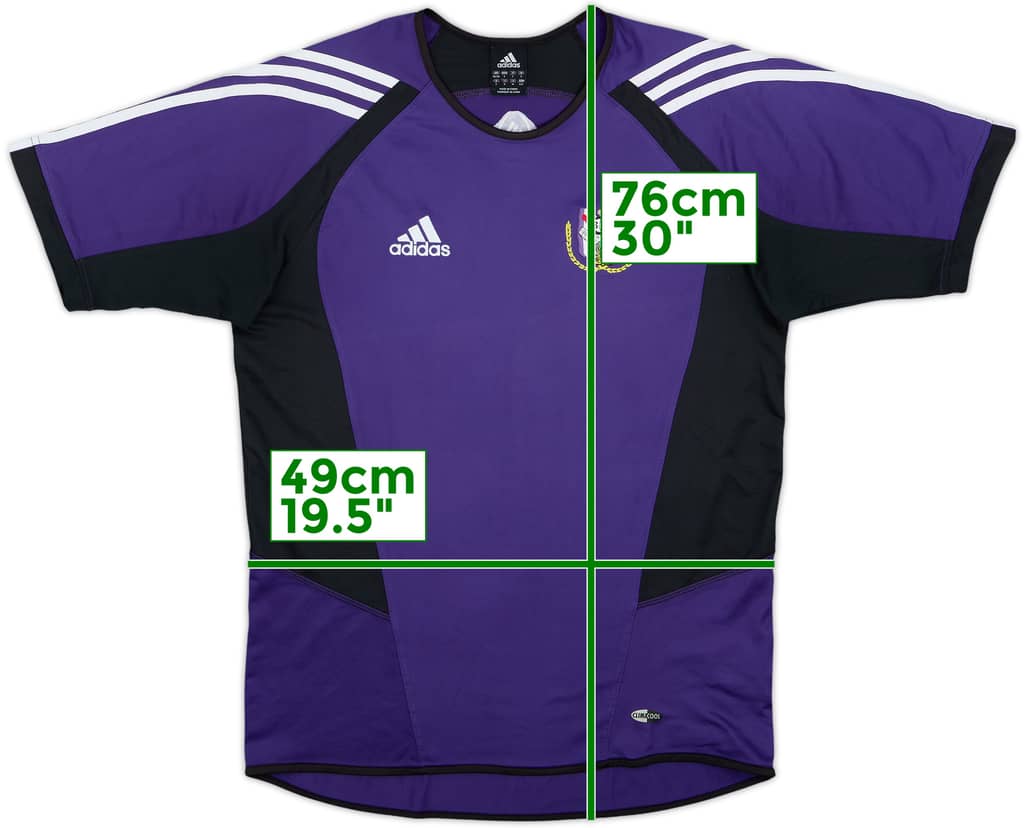 2005-06 Anderlecht adidas Training Shirt - 9/10 - (S)
