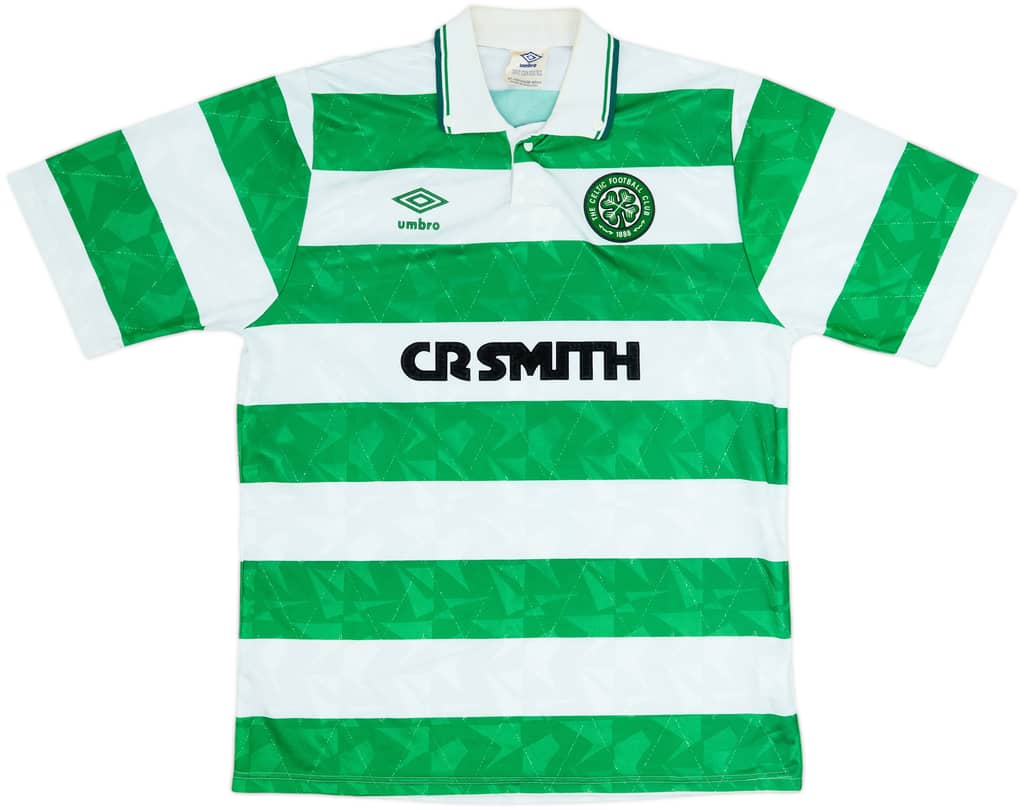 1989-91 Celtic Home Shirt - 8/10 - (M)