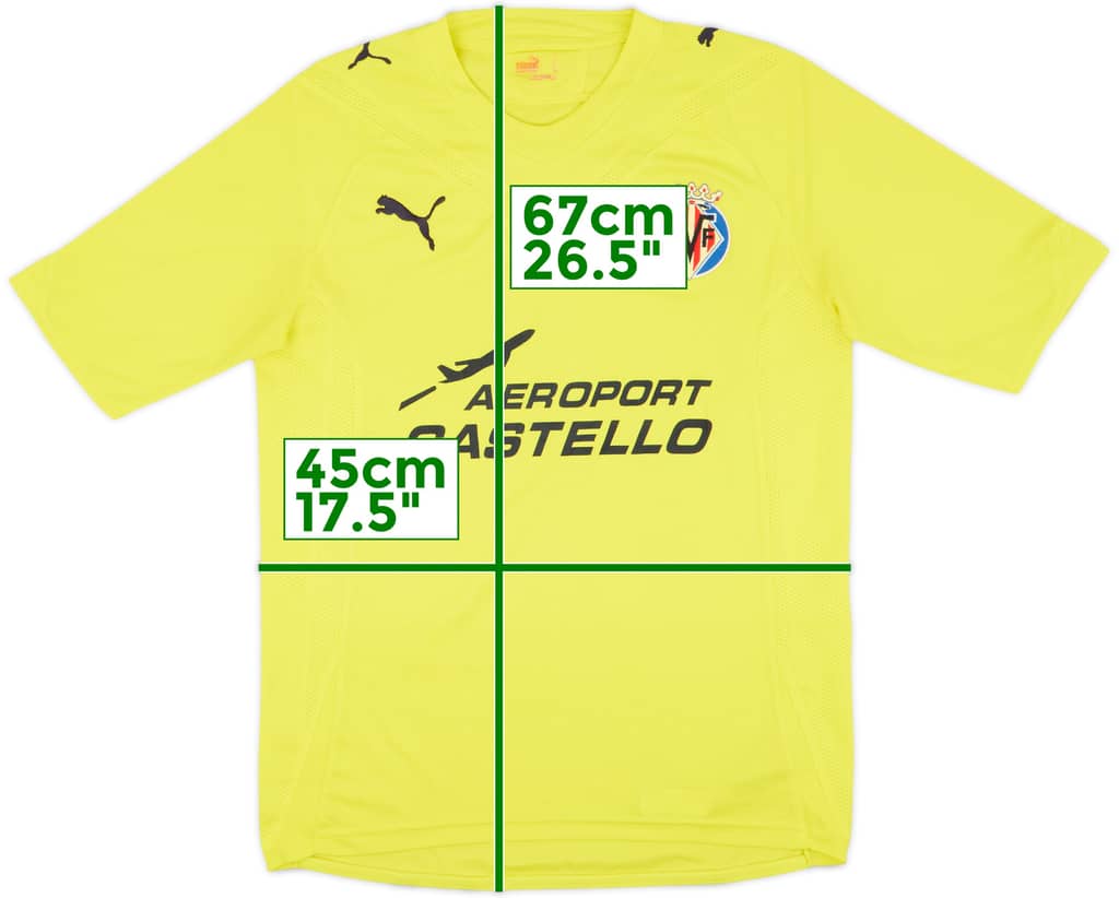2009-10 Villareal Home Shirt - 8/10 - (XS)